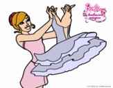 Barbie y su vestido de ballet