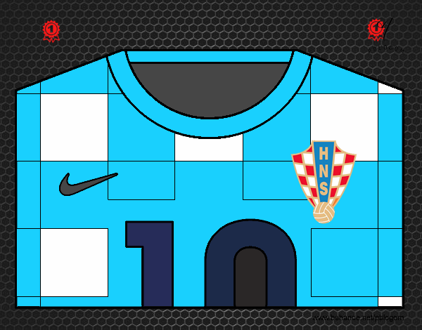 Camiseta del mundial de fútbol 2014 de Croacia