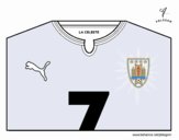 Camiseta del mundial de fútbol 2014 de Uruguay