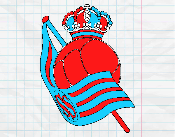 Escudo de la Real Sociedad de Fútbol