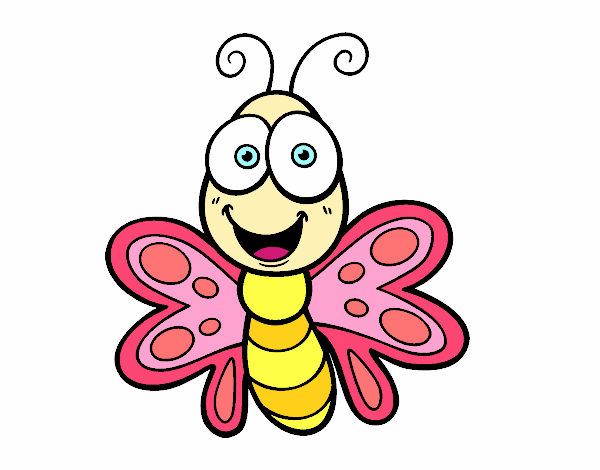 Mariposa sonriente