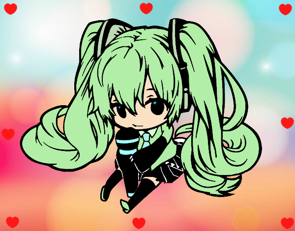 Miku Chibi vocaloid