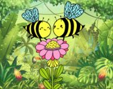 Pareja de abejas