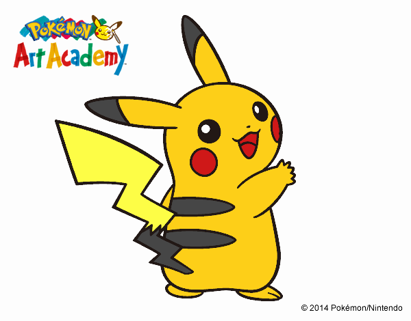 Pikachu de espaldas