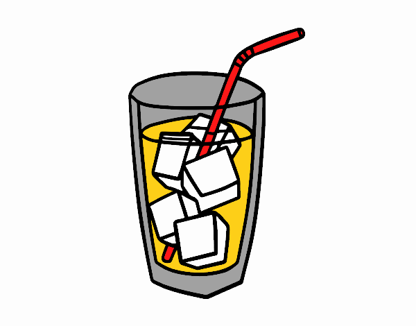 Un vaso de refresco