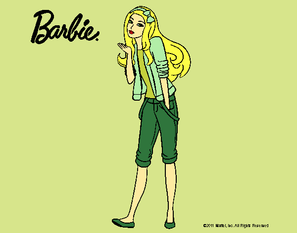 Barbie con look casual