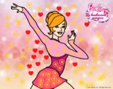 Barbie en postura de ballet