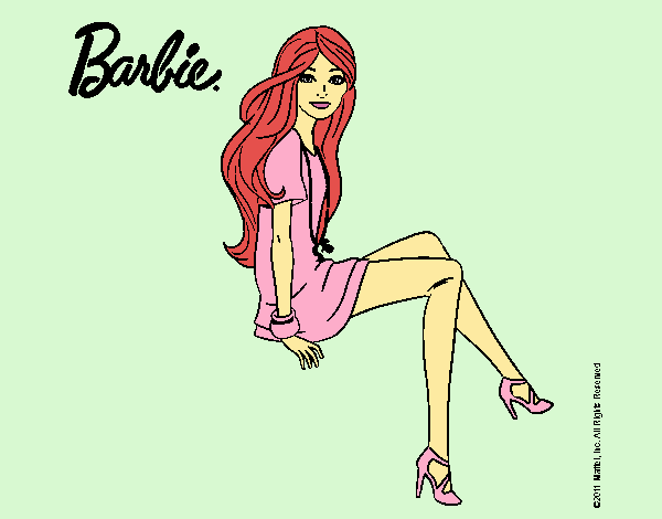 Barbie sentada