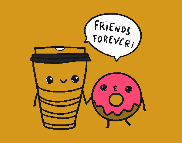 Café y donut