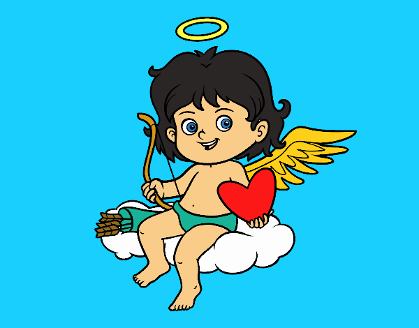 Cupido en una nube