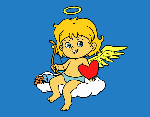 Cupido en una nube