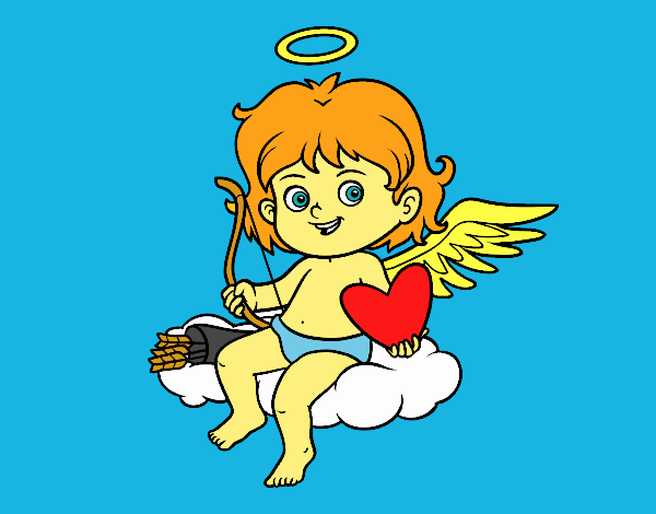 Cupido en una nube