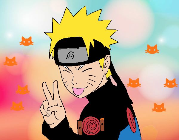 Naruto sacando lengua