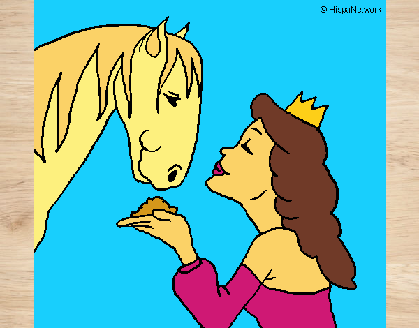 Princesa y caballo