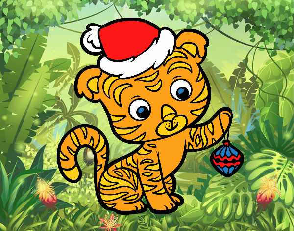 Tigre navideño