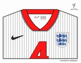 Camiseta del mundial de fútbol 2014 de Inglaterra