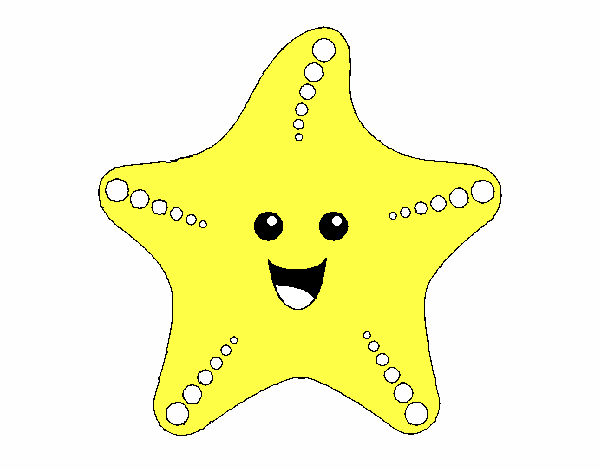 Estrellas de mar para colorear , descarga e imprime GRATIS!