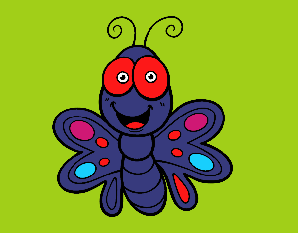 Mariposa sonriente