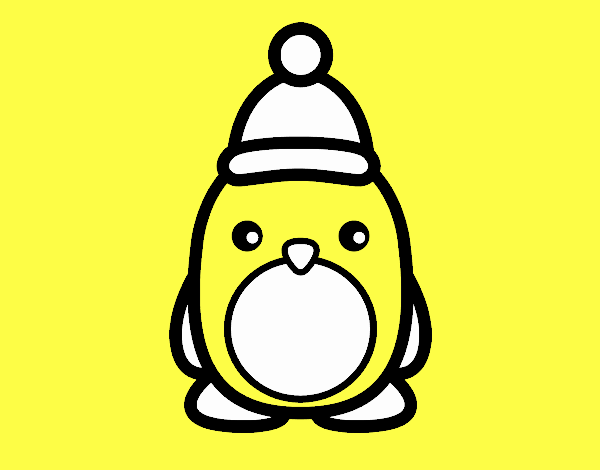 Pingüino navideño