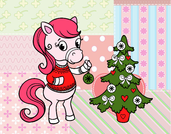 Poni navideño