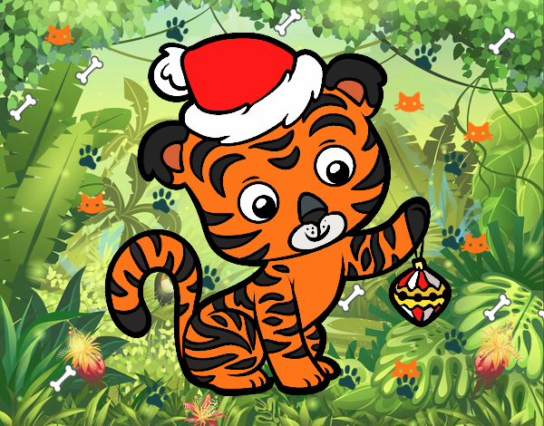 Tigre navideño