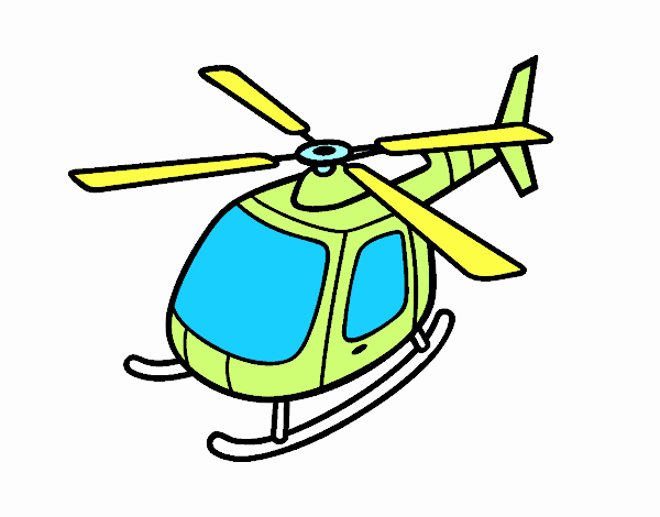 Helicóptero volando