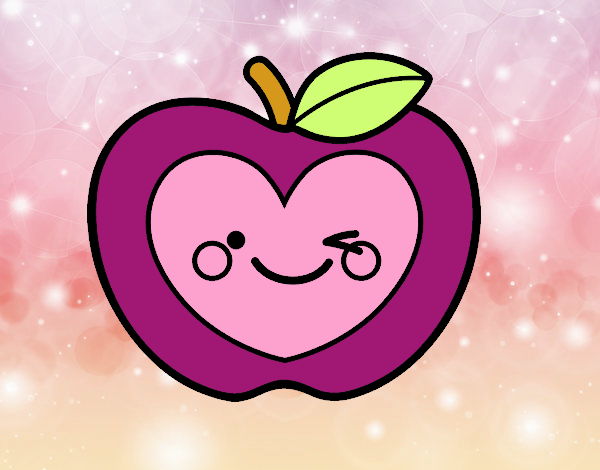 Manzana corazón