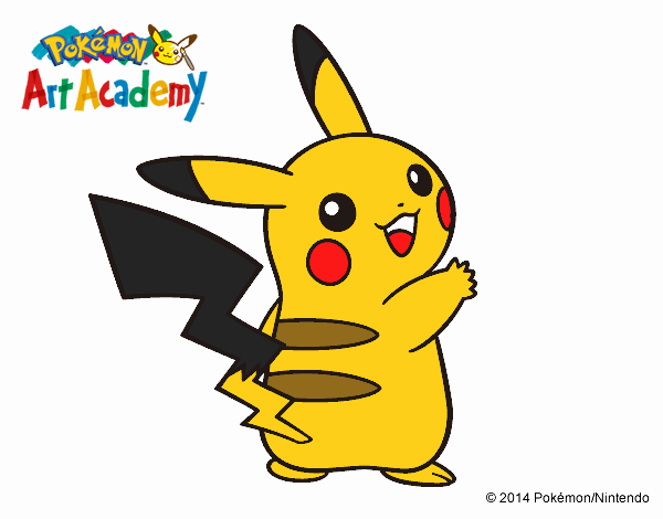 Pikachu de espaldas