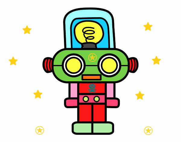 Robot con luz