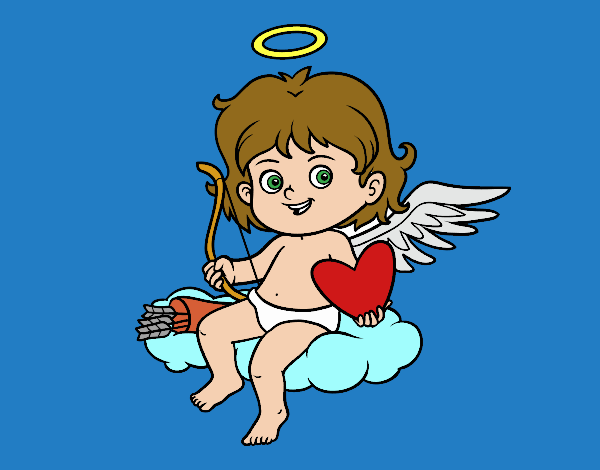 Cupido en una nube