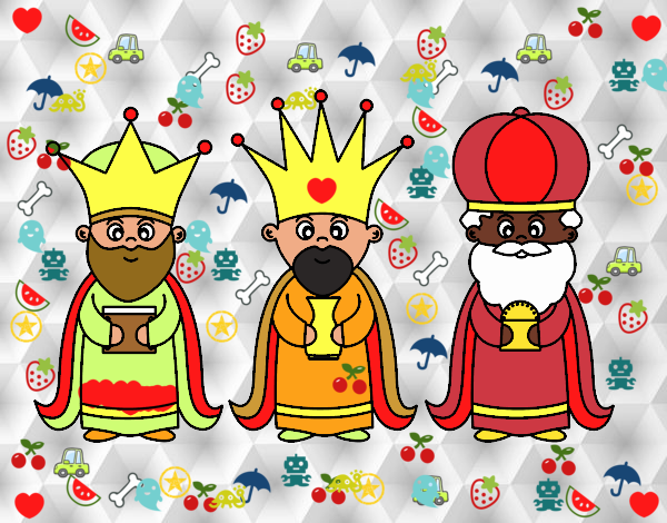 los tres reyes magos a venido de oriente