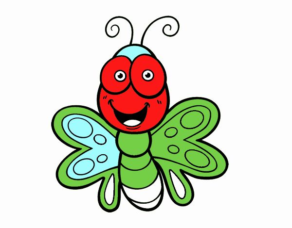 Mariposa sonriente