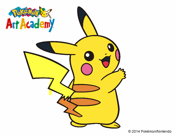 Pikachu de espaldas