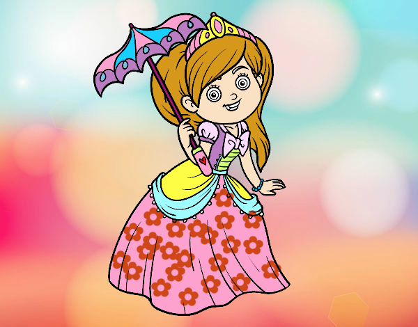 Princesa con parasol