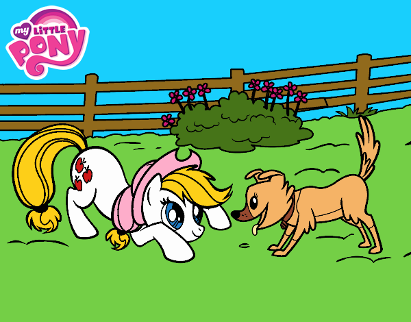 Applejack y Winona