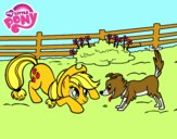 Applejack y Winona