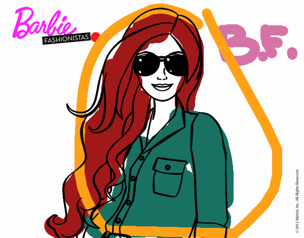 Barbie con gafas de sol