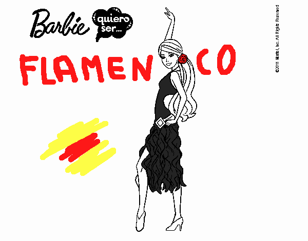 Barbie flamenca