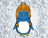 Bebé pingüino con gorrito