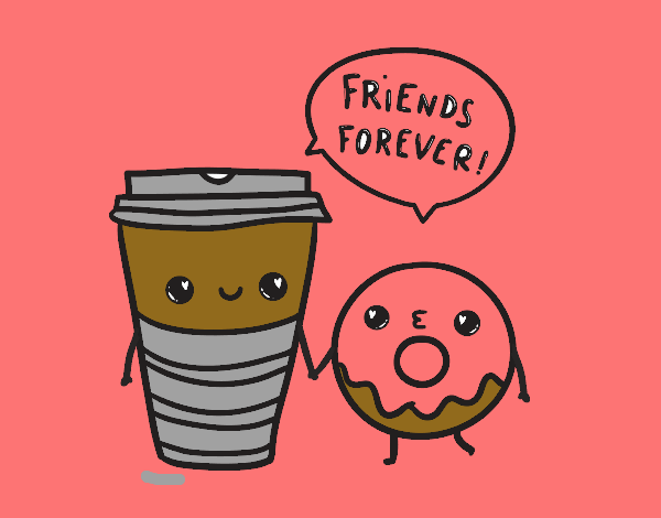 Café y donut