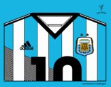 Camiseta del mundial de fútbol 2014 de Argentina