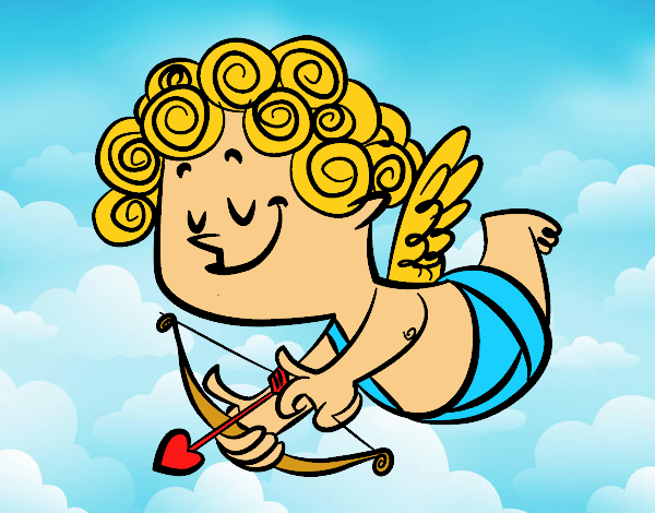 Cupido con rizos