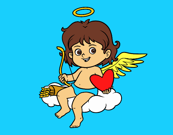 Cupido en una nube