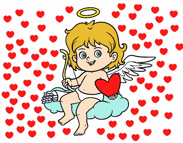 Cupido en una nube