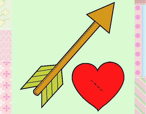 Flecha y corazón