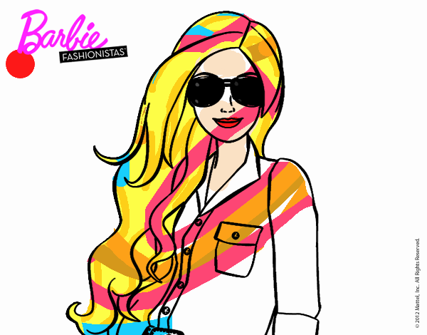 Barbie con gafas de sol