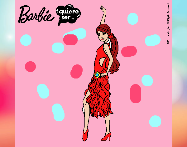 Barbie flamenca