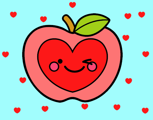 Manzana corazón