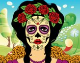 Mujer calavera mejicana