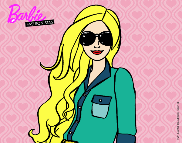 Barbie con gafas de sol